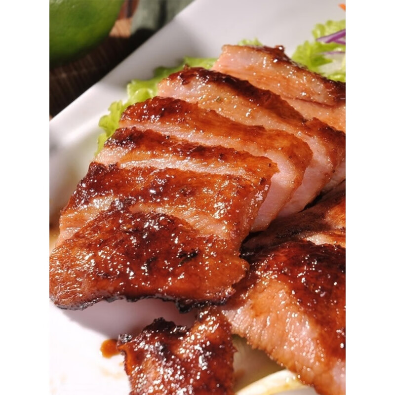 炭烧猪颈肉松板肉酒店饭店餐饮用特色半成品冷冻新鲜商用腌制食材