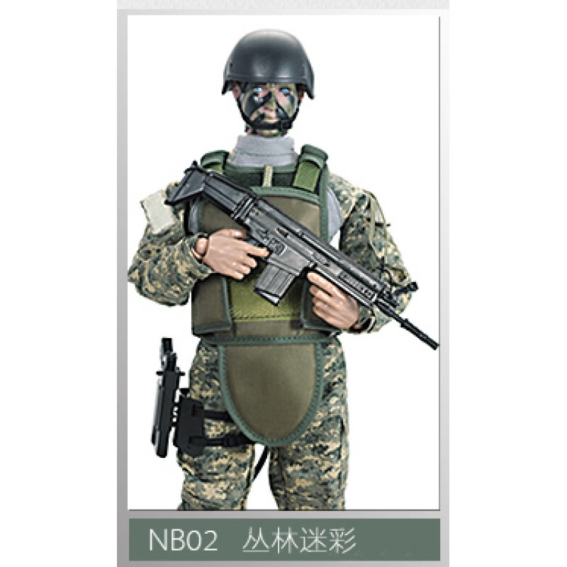 美国大兵玩具兵人模型玩偶海豹突击队带装备特种部队套装1:6大兵 新款
