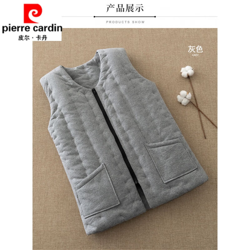 Ƥ��������pierre cardin�����޻��ֹ��Ӻ�������ʿ�ﶬ����ů���������꿲��ְ����⴩���� ǳ��ɫ XL ��������115-125��