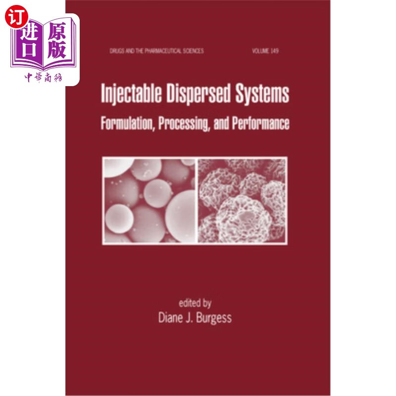 海外直订injectable dispersed systems: formulation, processing