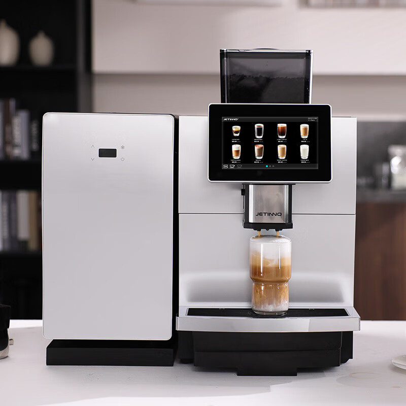 技诺（Jetinno）咖啡机全自动意式咖啡机 家用办公室全自动打奶泡 19Bar泵压 特种钢材平刀盘 【商用高配】JL30智能奶咖机