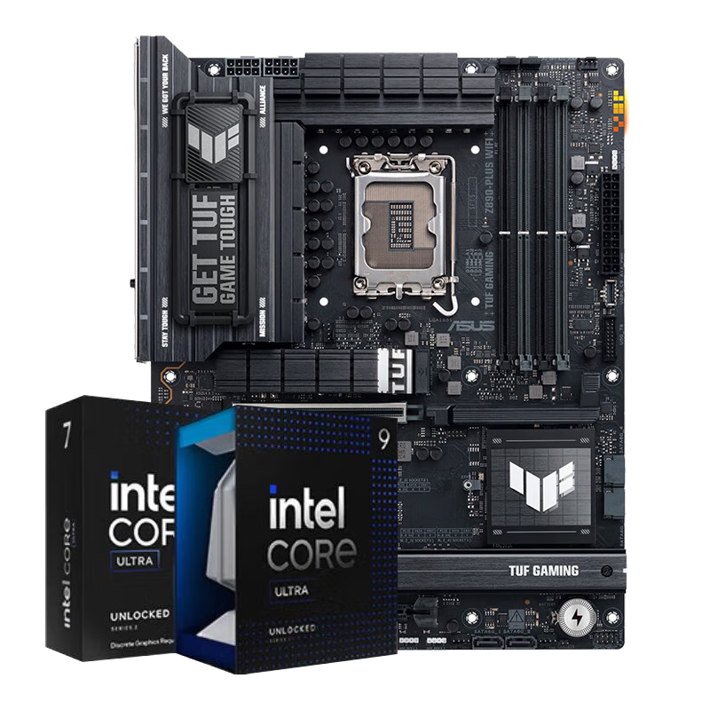 ���ڲ�������˶����� Intel Ultra 5 245KF��u��װ Ultra 7 265KF/7 265K/9 285K  Z890����CPU��װ TUF GAMING Z890-PLUS WIFI Int