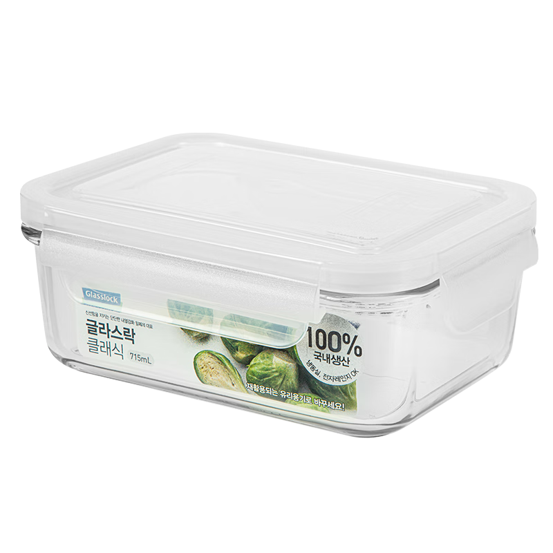 Glasslock���ڸֻ��������ʺ��ϰ������΢��¯���ȱ㵱�д���������715ml