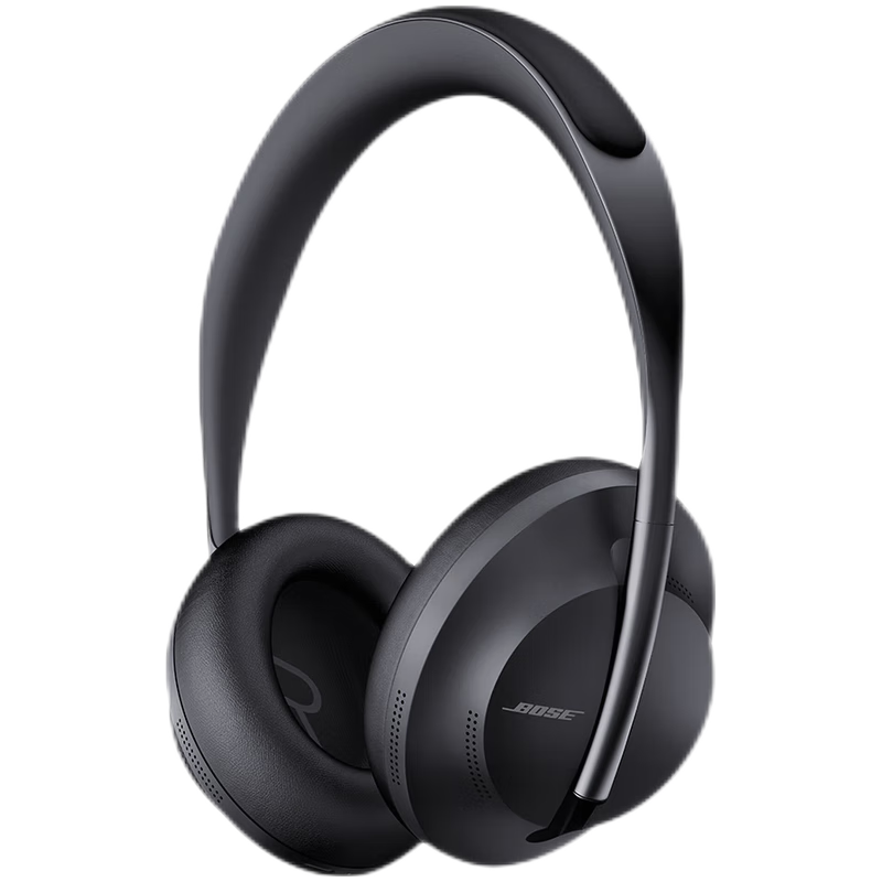 Bose NC700 无线消噪耳机 头戴式无线耳罩 主动降噪头戴式耳机 电容触摸控 蓝牙商务耳机长久续航 黑色