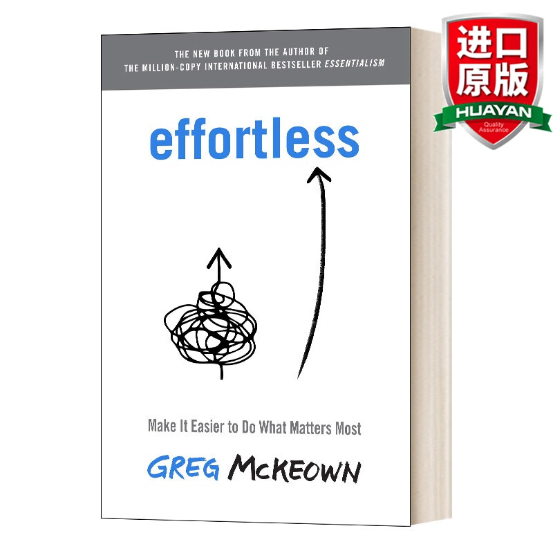 effortless 英文原版 轻松主义 让关键的事情变得容易做 greg mckeown