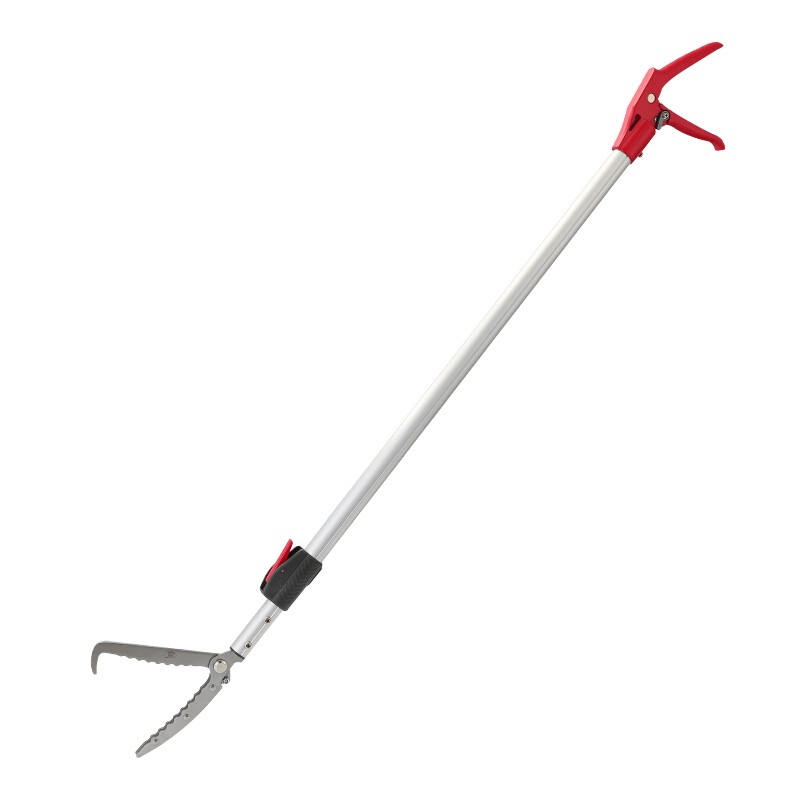 笠农 可伸缩铝合金蛇黄鳝夹泥鳅鳝鱼钳防蛇捕蛇赶海工具不锈钢夹蛇器