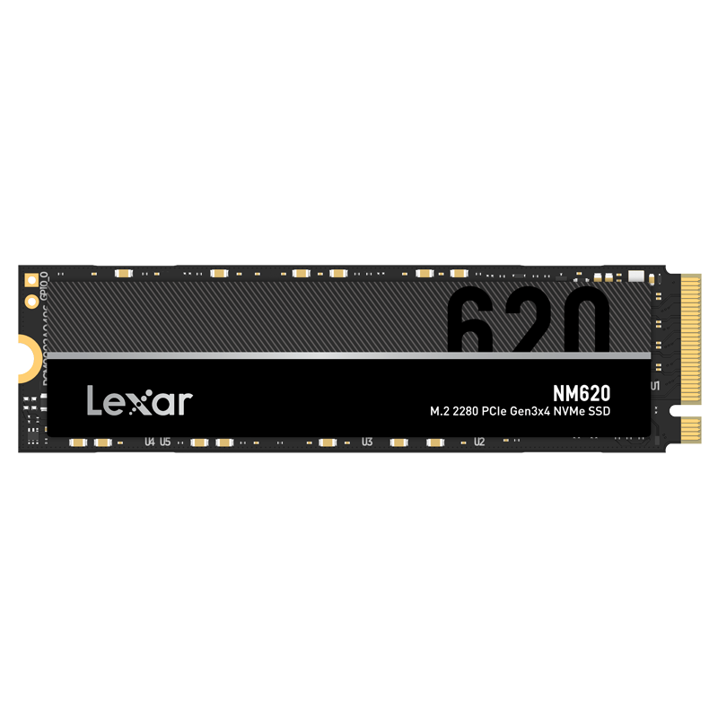 雷克沙（Lexar）NM620 1TB M.2 NVMe SSD固态硬盘PCle3.0四通道 传输速度3300MB/s 游戏电竞