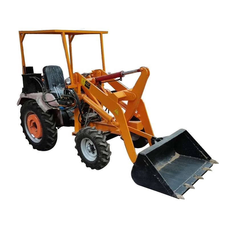 橙央柴油铲车 小型装载机 小铲车装卸推土抓草机工地小铲车小装载机