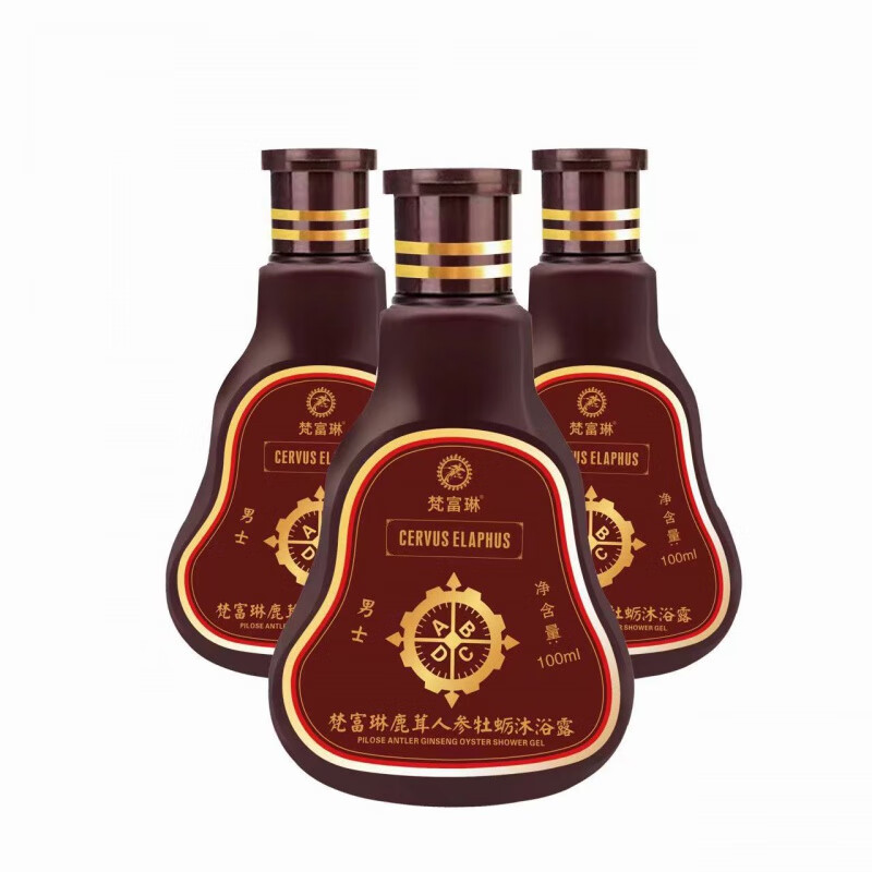 梵富琳鹿茸人参牡蛎淫羊藿精华露男士成人人品沐浴露沐浴乳 单瓶1 买3+2【五瓶巩固装】