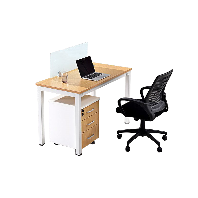 荣将办公桌椅组合钢架桌电脑桌屏风办公桌职员办公桌书桌 单人位不含柜椅