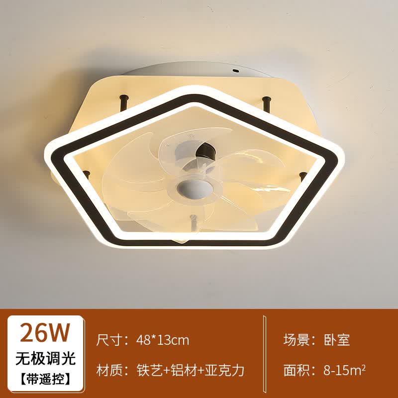 家御福(jayufo) 家御福 隐形风扇灯吊扇灯现代简约家用客厅餐厅卧室吸