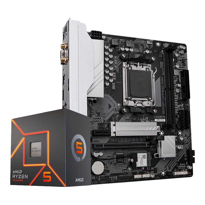 ���� B650M GAMING WIFI ���� ����5 7500F CPU��װ 1322.1Ԫ