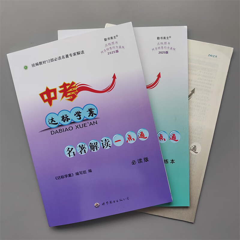 名著解读一点通 达标学案 中考版2025版