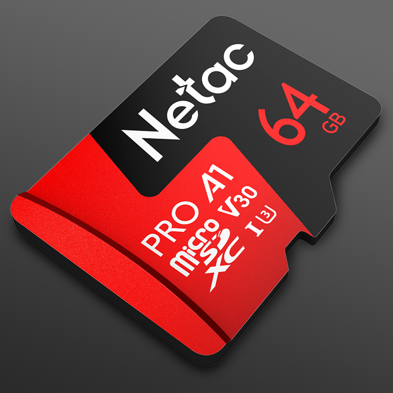 朗科（Netac）64GB TF（MicroSD）存储卡 A1 U3 V30 4K 高度耐用行车记录仪&监控摄像头内存卡 读速100MB/s