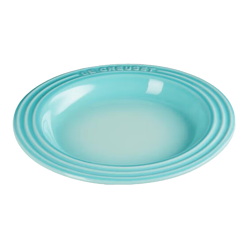 ���LE CREUSET����޲ʶ�Ͱ��������´ɲ;߷����̵�������������˹ Բ�ε�-����ɫ-15cm