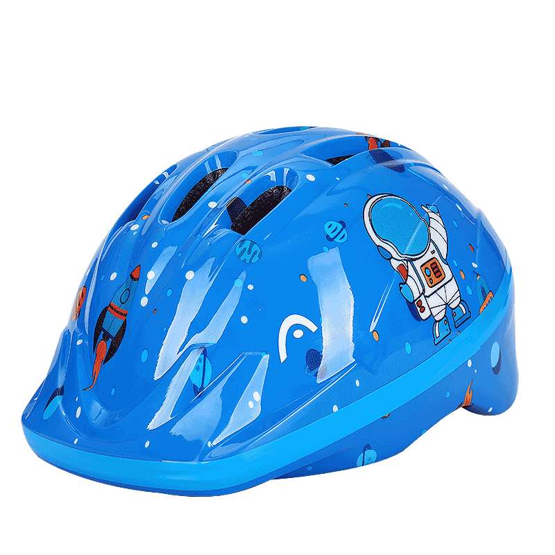 奥地利海德HEAD可调儿童头盔轮滑护具自行车头盔滑板安全帽H22HM太空蓝S/M