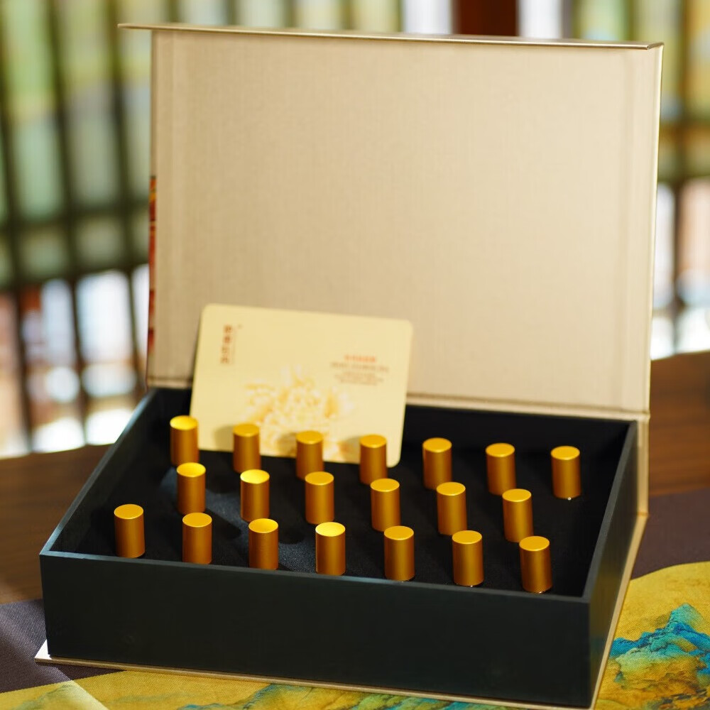 艳香牡丹菏泽特产牡丹花蕊茶黄金蕊精选凤丹牡丹花蕊,精品礼盒装 2g*