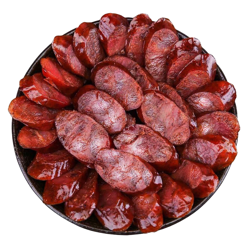 岳老大(yuelaoda)腊香肠500g四川特产腊香肉农家烟熏自制咸猪肉南北