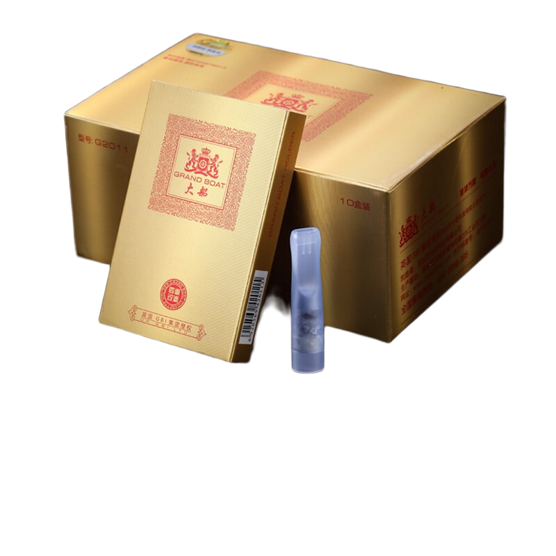 大船一次性煙嘴過(guò)濾器磁石三重過(guò)濾拋棄型男士健康過(guò)濾嘴G2011 沉香口味1大盒80支+中細(xì)煙轉(zhuǎn)換頭