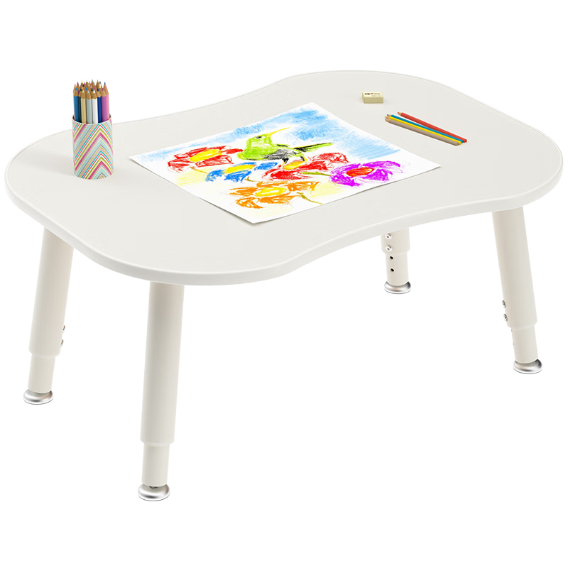 SOFS儿童书桌学习桌升降小桌子宝宝写字游戏桌幼儿阅读桌椅豌豆花生桌 【单桌】蝴蝶桌