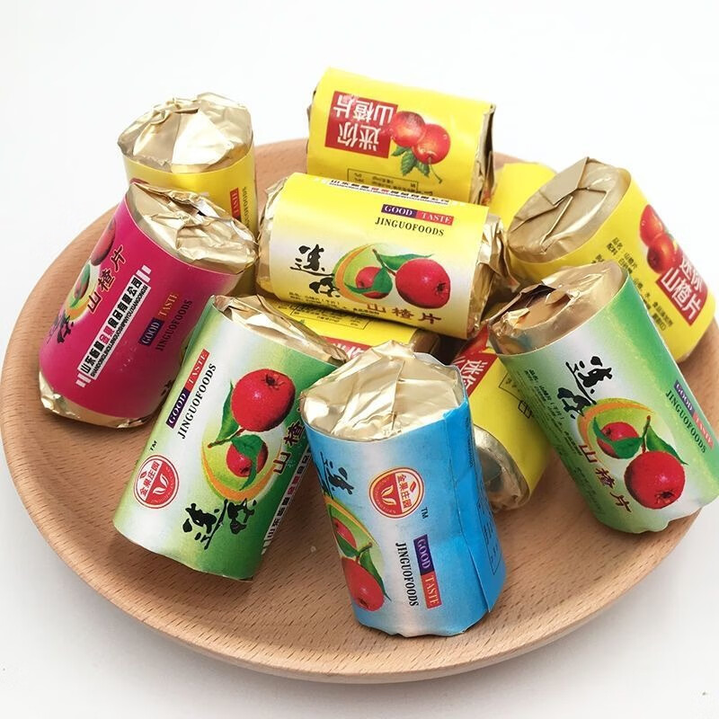 特产酸甜老式山楂饼干山楂干散装果干果脯零食 迷你山楂片1000g(2斤)