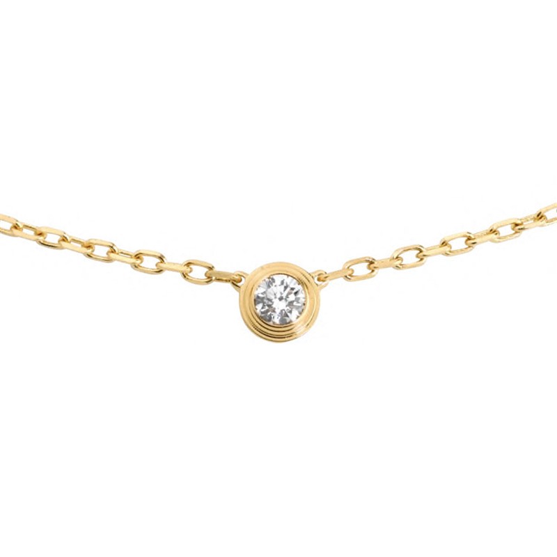 【二手99新】cartier/卡地亚 钻石项链0.09小号款 18k金b7215800