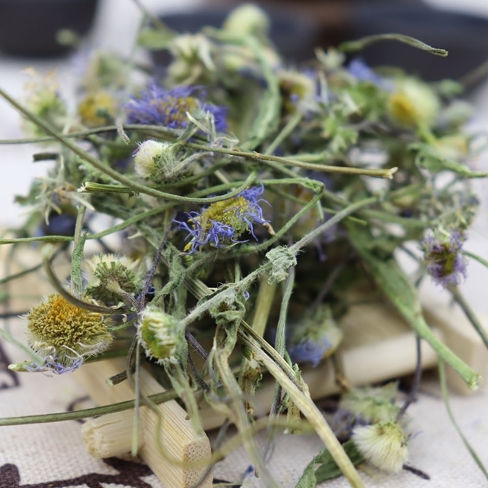 云南中药材灯盏花 灯盏花细心 灯盏花 100克