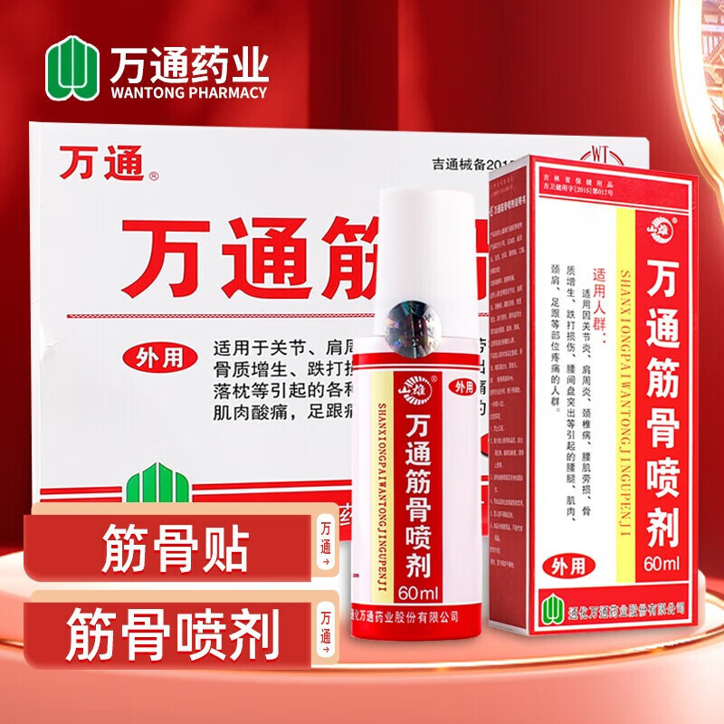 【官方店旗】万通 万通筋骨喷剂 外用喷雾剂 紧固喷雾剂 吉林通化滑膜