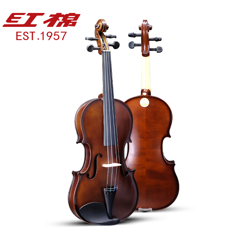 红棉(kapok)小提琴成人考级仿古实木初学者专业级手工儿童v006 1/4
