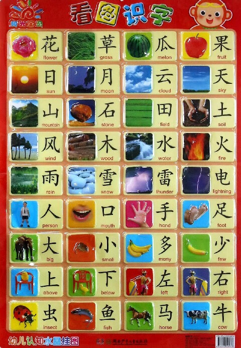 看图识字/幼儿认知水晶挂图