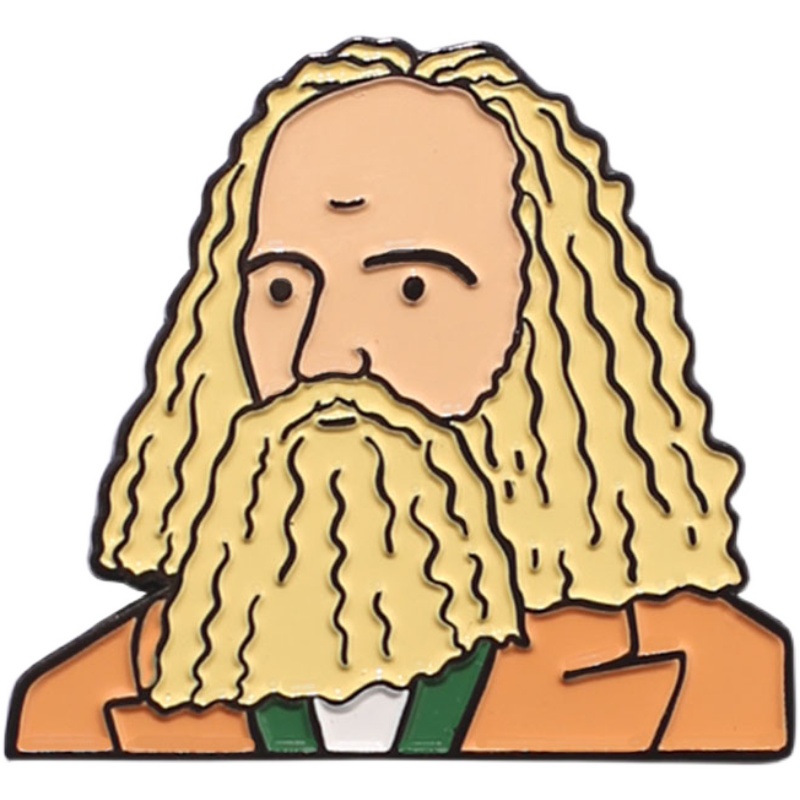 魅迪芬门捷列夫化学逢考必过金属胸针徽章背包笔袋装饰品 门捷列夫