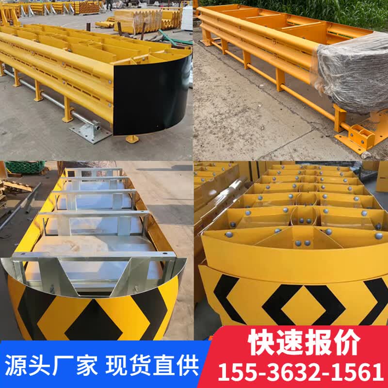 高速公路叉岔路口可导向防撞垫tatbts级隧道口收费站防冲击缓冲垫 ts