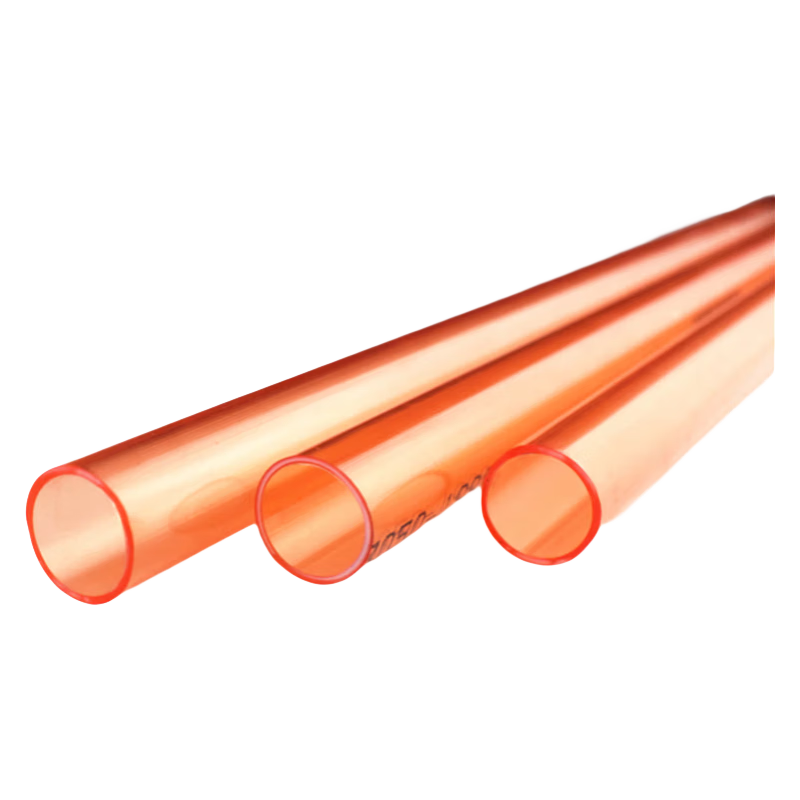 烁云pvc透明穿线管家用安装电工套管16 20规格绝缘阻燃走线管2.