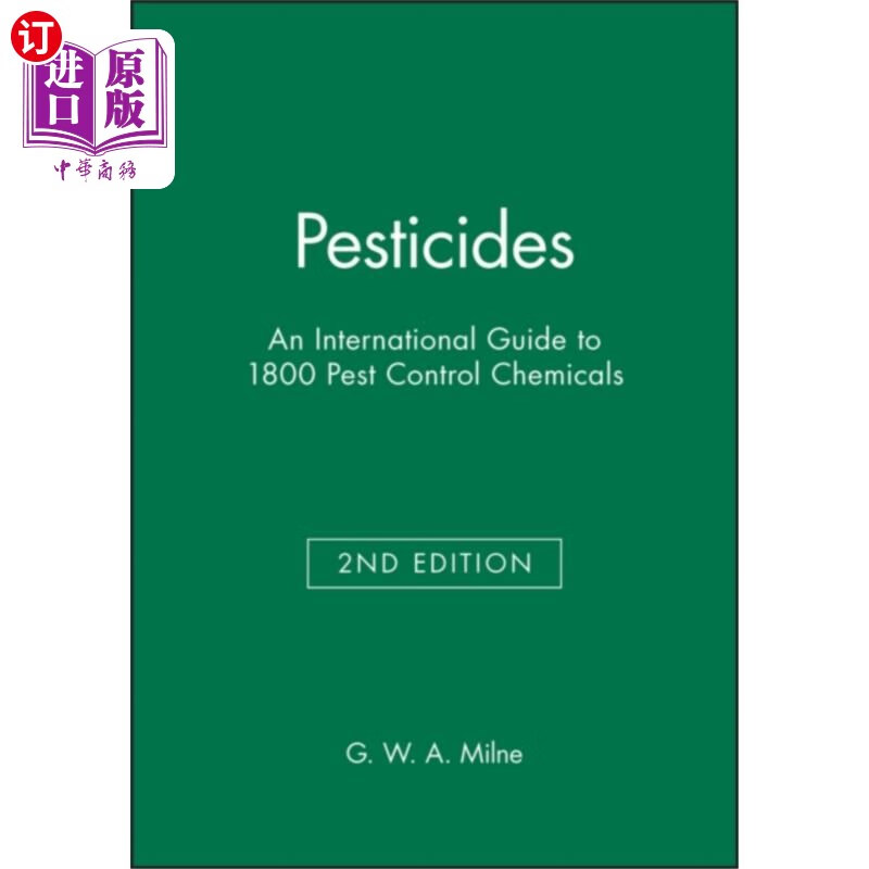 海外直订pesticides - an international guide to 1800 pest. 农药