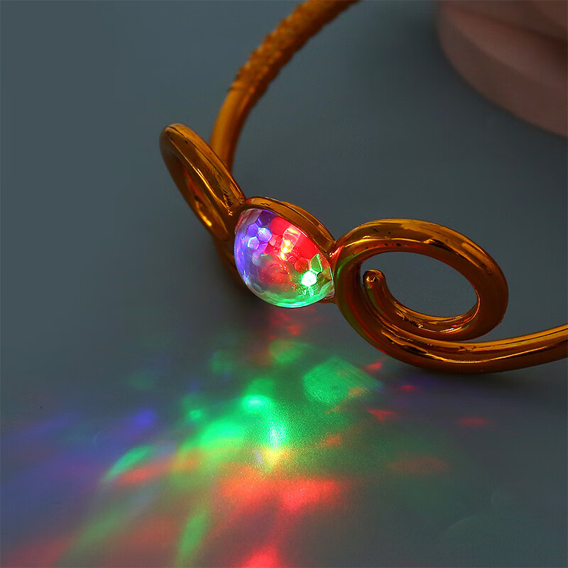 牧奈斯紧箍咒玩具 发光孙悟空紧箍咒西游记金箍儿童玩具表演道具 电镀