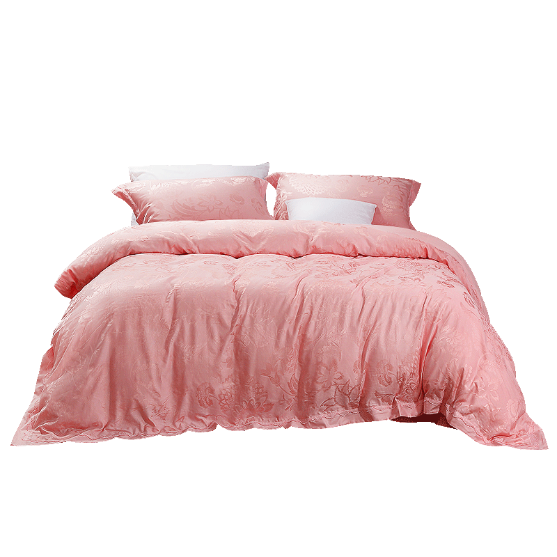 富安娜欧式提花高档床品套件价格走势分析，精致提花工艺+优质面料舒适耐用