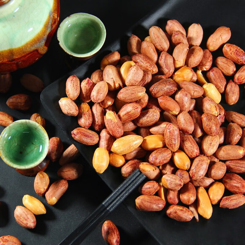 第一楼开封五香花生米无壳盐水烤熟育花大新花生米袋装送礼下酒菜食品