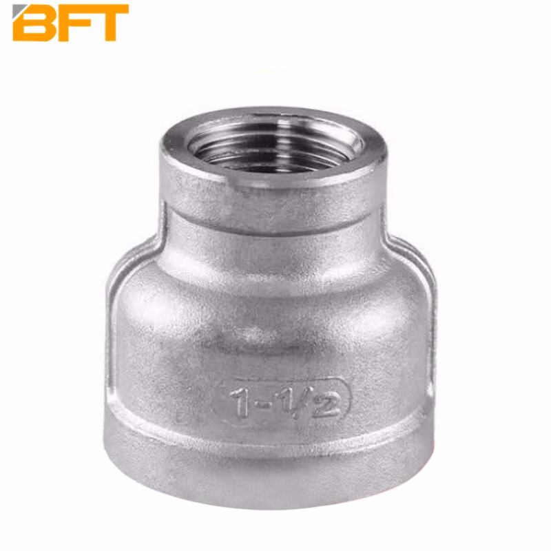 贝傅特 304不锈钢丝扣大小头内丝变径内丝大小头6分变4分 304dn20*15