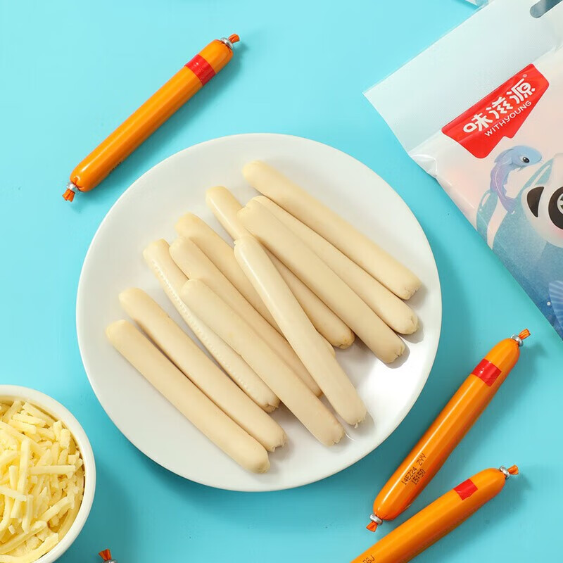 味滋源鳕鱼肠深海鳕鱼即食鱼肠火腿肠儿童孕妇营养零食添加DHA-1 1份 芝士味 150g/袋(15支/袋)