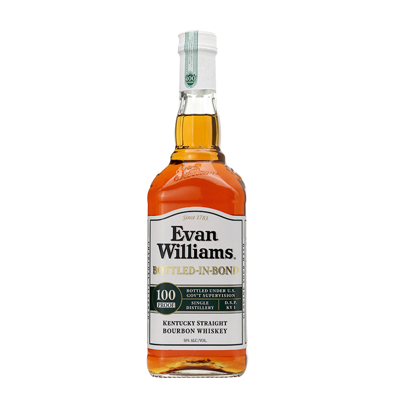 基准爱威廉斯  波本威士忌 调酒酒吧基酒 进口洋酒行货 750ml 爱威廉斯 白标