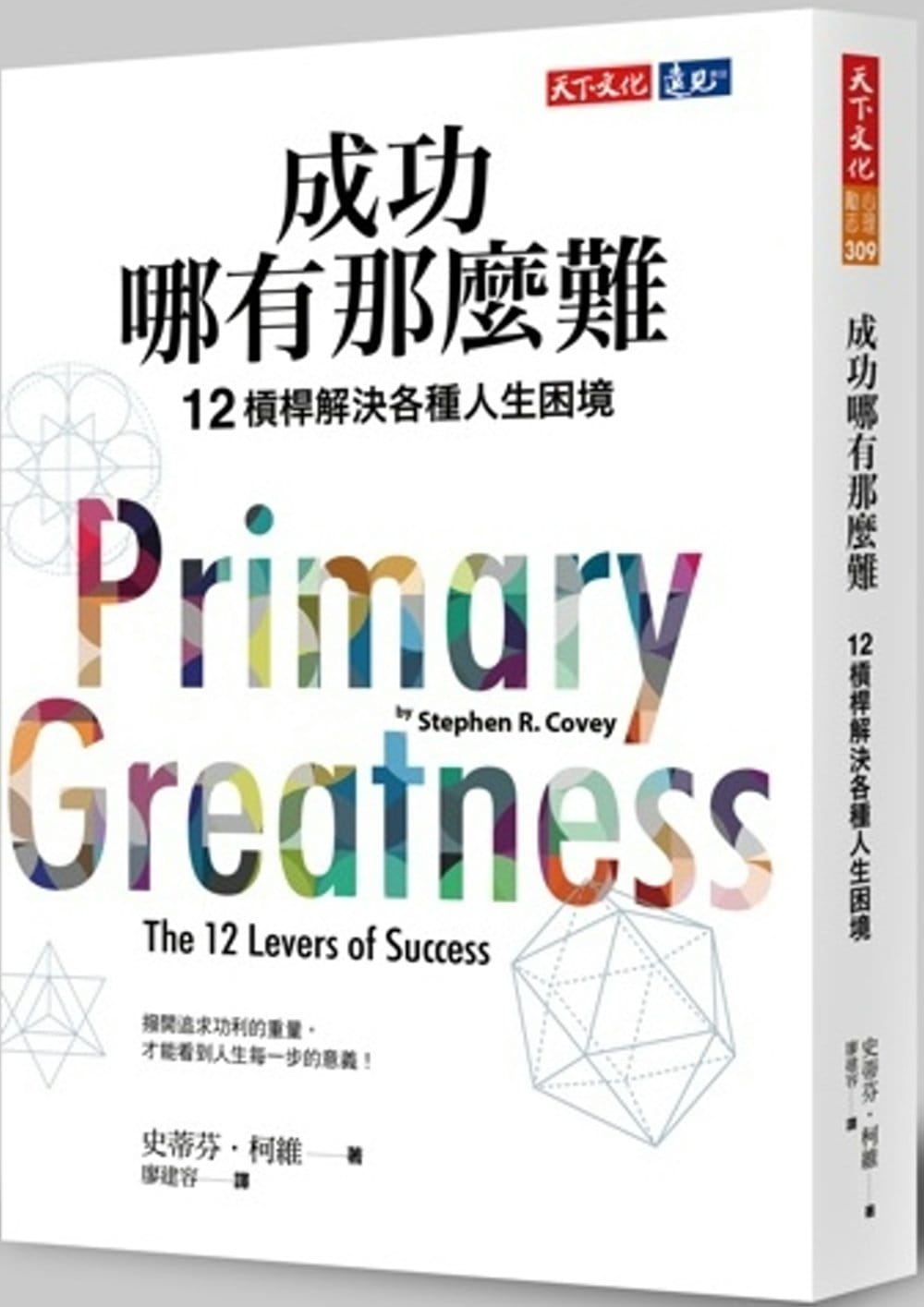 预售 史蒂芬．柯维 成功哪有那么难：12杠杆解决各种人生困境 天下文化