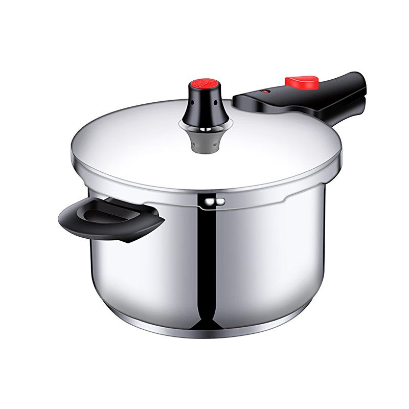 双喜高压锅304不锈钢燃气电磁炉通用防爆家用压力锅24CM/7L升级100KPa