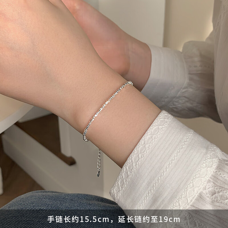 老银匠925手链轻奢闺蜜小众设计女手饰 925手链