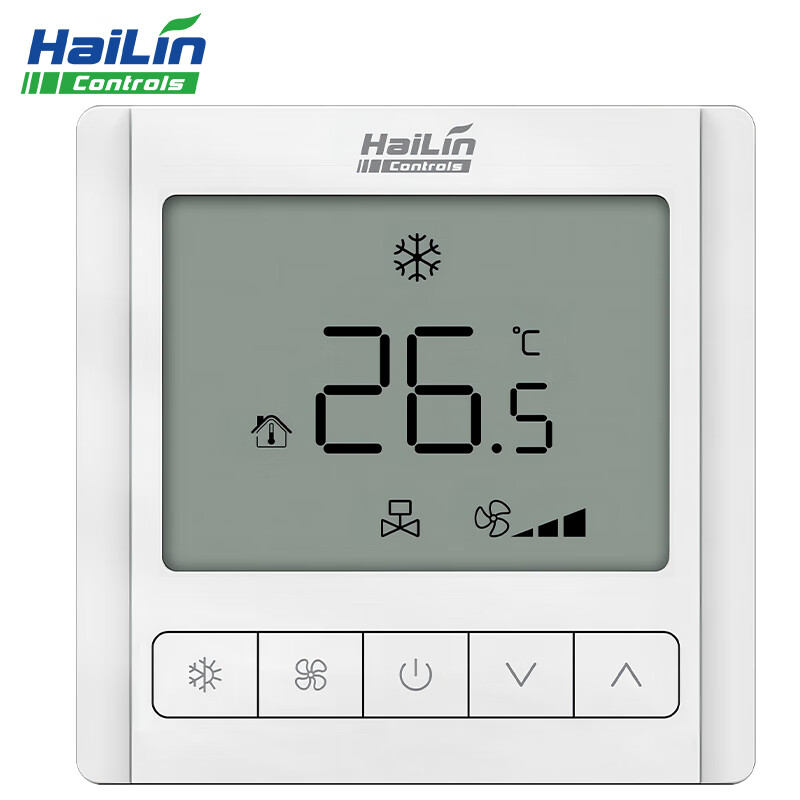HAILIN温控器中央空调温度控制器控制面板开关 海林HL109DA2 两管制