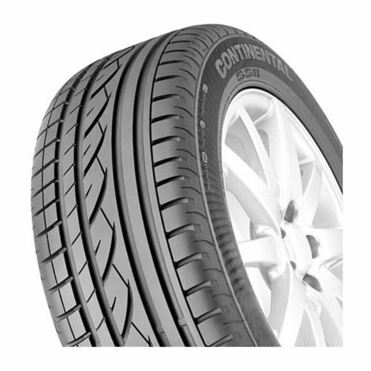 马牌德国马牌轮胎205/55r16  91v  cpc防爆 *原色宝马1系  3奔驰 静音