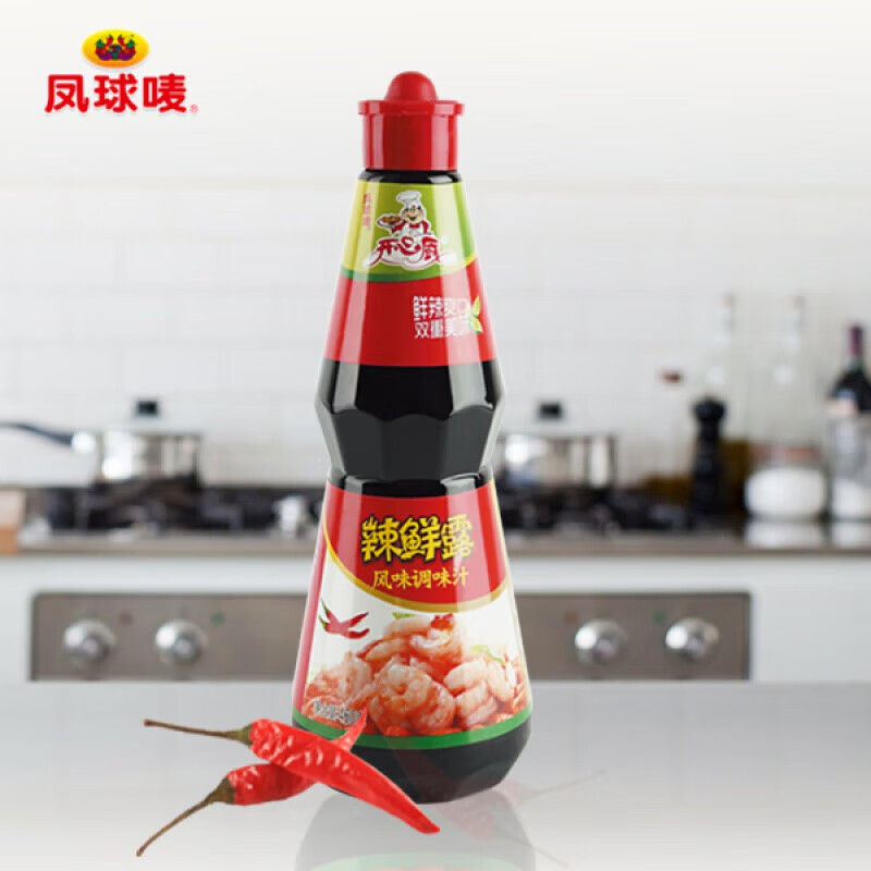凤球唛开心厨辣鲜露460g/瓶 家用厨房调味料商用 开心厨辣鲜露460g/瓶