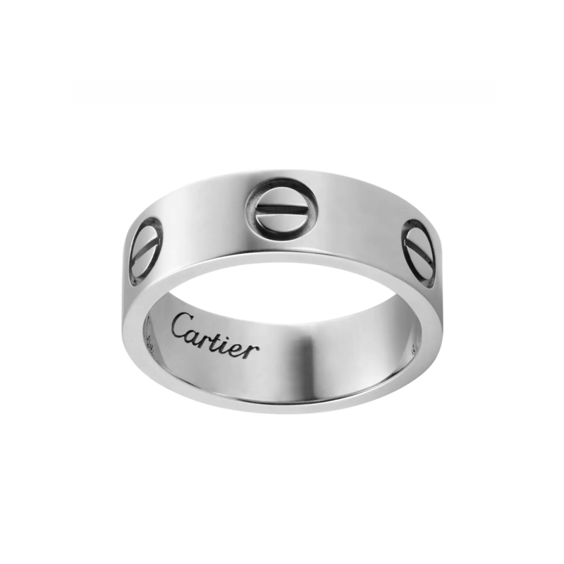 【二手99新】卡地亚(cartier)love系列戒指 婚戒 男女 情侣对戒 18k