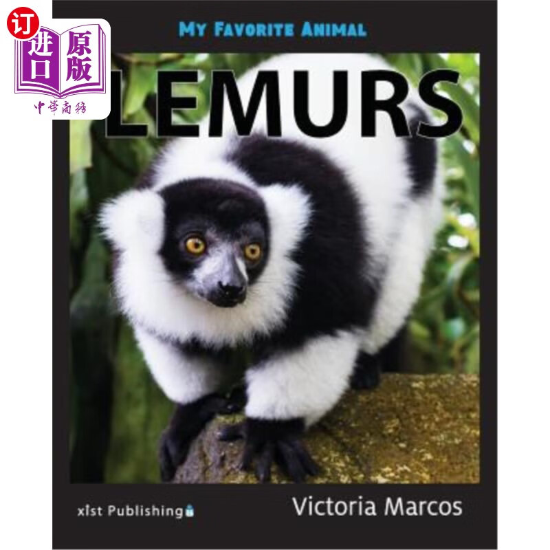 海外直订my favorite animal: lemurs 我喜欢的动物:狐猴