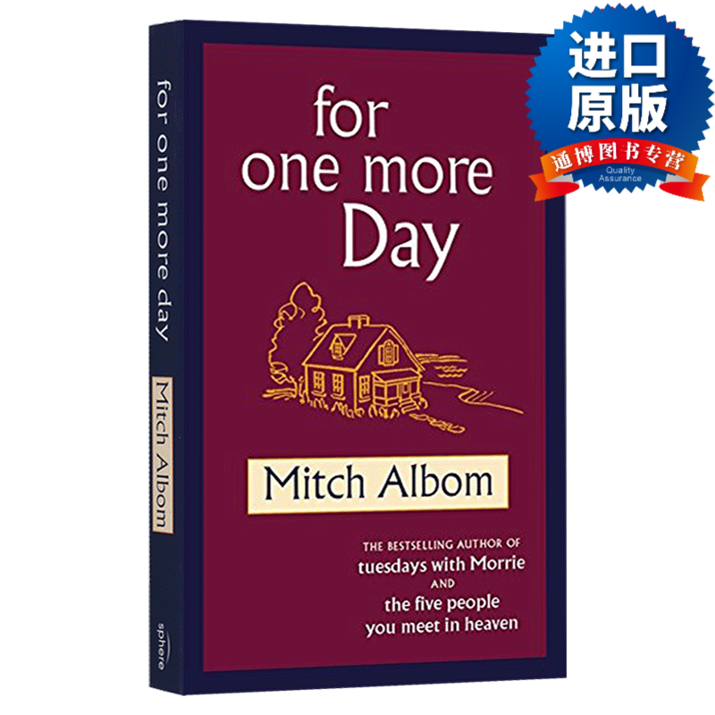 一日重生 for one more day 英文原版小说 米奇阿尔博姆 mitch albom