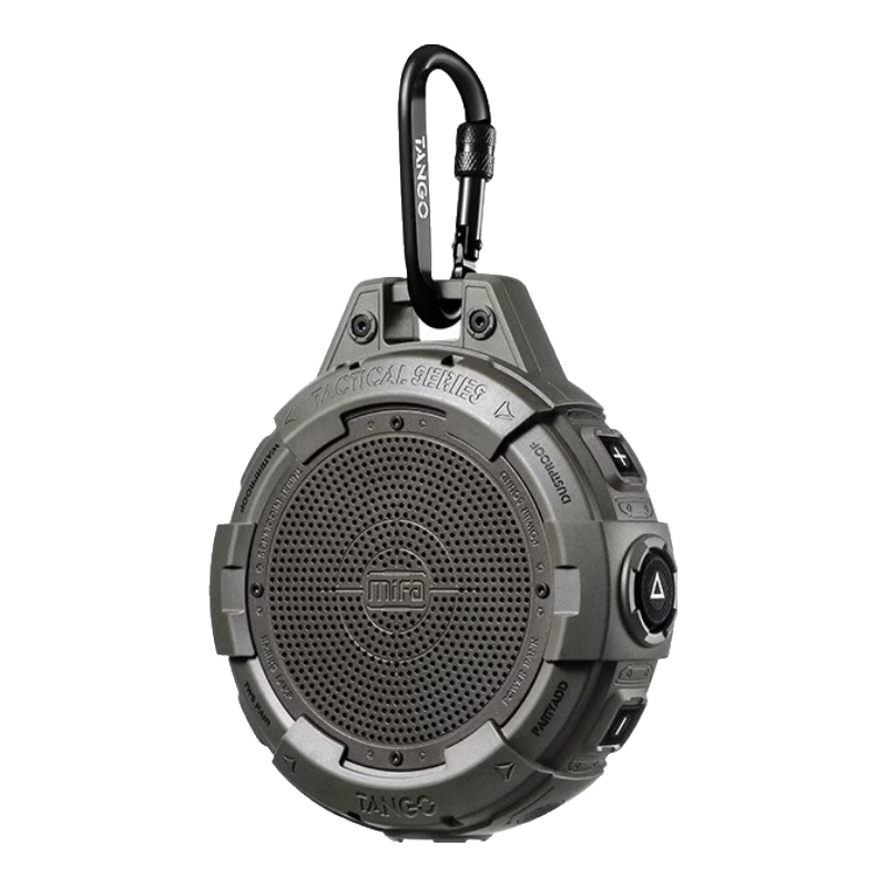 MIFATANGO藍牙音箱戶外隨身露營騎行跑步車載便攜式小音響高音質插卡防水大音量環(huán)繞超重低音炮音響 TANGO橄欖綠【姿態(tài)智能音效】 【露營套餐】守望三腳架+16G卡+聯系客服幫下歌